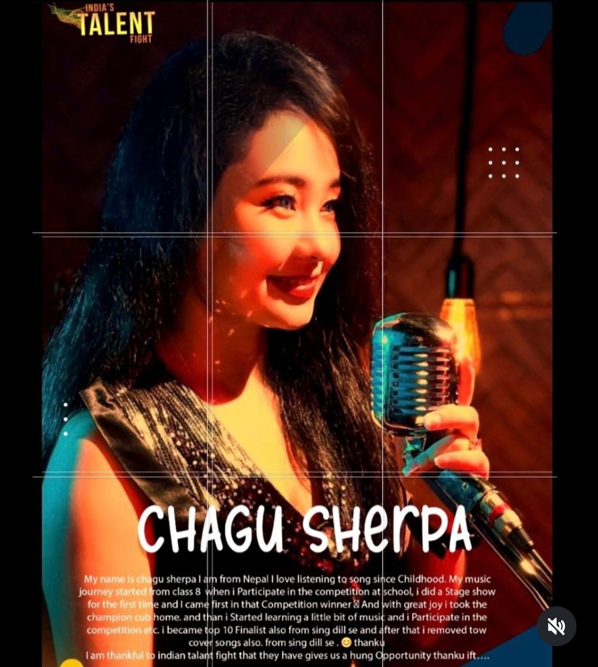 ITF CHAGU SHERPA NEPAL SINGER - ITF