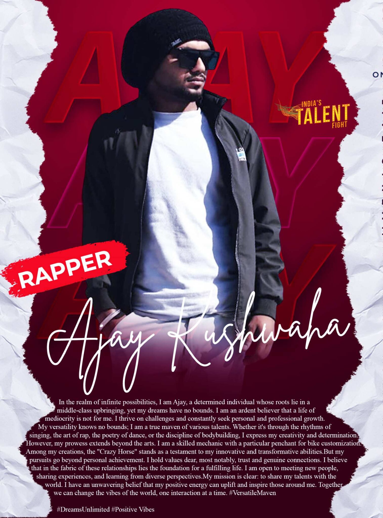ITF RAPPER AJAY KUSHWAHA JABALPUR - ITF