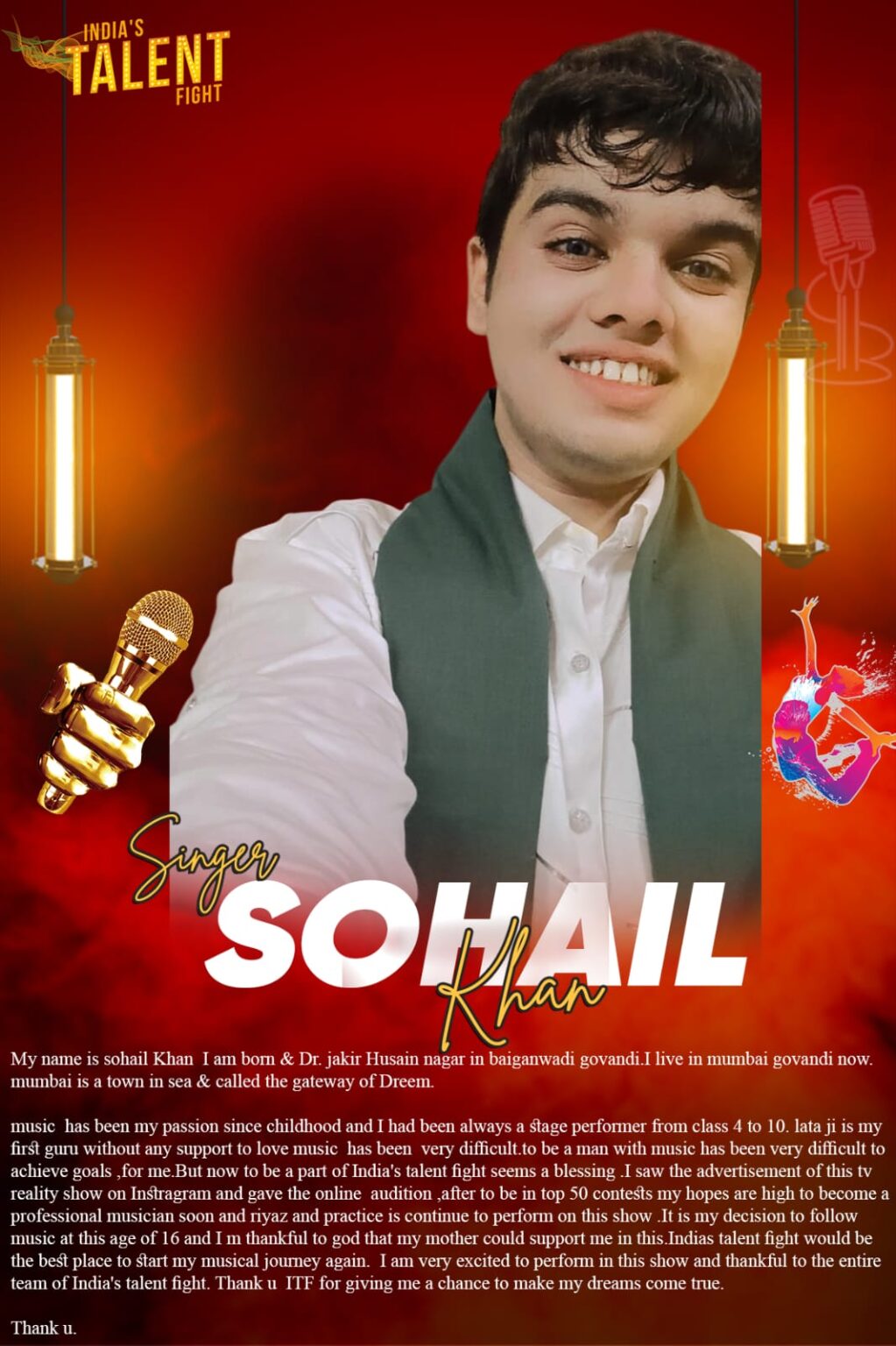 Sohail Rasko ITF Singer Sohail Khan Mumbai - ITF