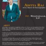 ITF Actor, Dancer & Choreographer Aditya Raj (Muzaffarnagar, U.P.)