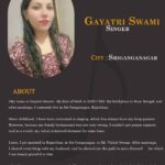 ITF Singer Gayatri Swami Sriganganagar